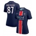 Paris Saint-Germain Joao Neves #87 Hjemmedrakt Dame 2024-25 Korte ermer